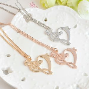 Necklace - Heart in FG Clef_1